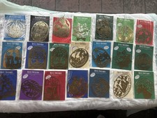 Lot of 21 Vintage Biedermann Brass Christmas Ornaments picture