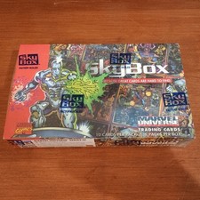 1993 Skybox Marvel Universe Series IV 4 Card Set Wax Pack Box FACTORY SEALED picture
