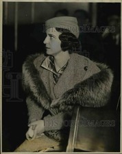 1934 Press Photo Mrs Evelyn Lee Cook Ansley Otte wife of W Clarke Otte picture