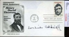 Erskine Caldwell Signed Jsa Coa 1967 Fdc Authentic Autograph picture