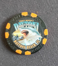 Harley Davidson Daytona Beach Poker Chip New Teddy Mores's Shark Logo picture