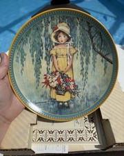 Edwin M Knowles Easter Jessie Willcox Smith Collector Plate 1986 COA Box picture