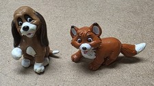 Vintage Bully Disney Fox and the Hound Todd the Fox & Copper The Hound Figures picture