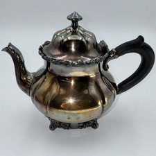 1847 ROGERS BROS E.P. on Copper Coffee Pot No. 037 ..42 Ornate Black Handle picture