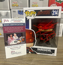 Funko Pop Daredevil #214 Signed by Charlie Cox with JSA COA Marvel Netflix  picture