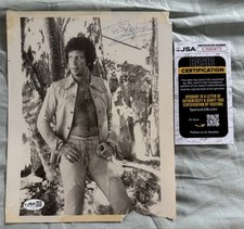 Tom Jones Signed Vintage 1970s Photo JSA Authenticated Autograph COA CN05475 picture
