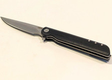 CRKT LCK+ 3810 Black Manual Folding Pocketknife, Plain Clip Point, Liner Lock picture