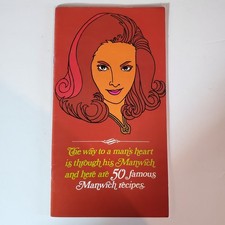EXTREMELY RARE 1971 Vintage Manwich Recipe Booklet Hunt Wesson Foods picture