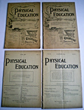 James Naismith Physical Education Journal Lot 1892-1895 Early Basketball Ads picture
