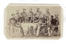 CDV Photo Civil War Era American Officers and Generals U.S. (9297) picture