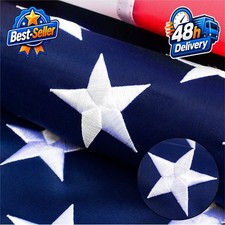 ZNNOPAX American Flag 3x5 FT Heavy Duty Polyester Outdoor Flag picture