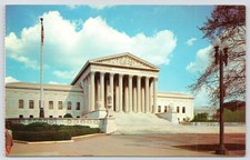 U.S. Supreme Court Building Washington DC Photochrome Vintage Postcard picture