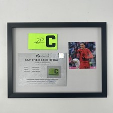 Jamal Musiala Captain Armband Signed Yellow Bayern München Original picture