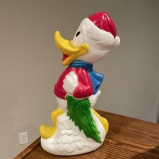 RARE ~ Vintage 70’s Empire Walt Disney Christmas Donald Duck Blow Mold  picture