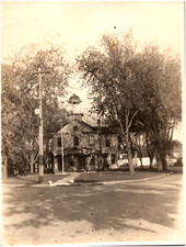 Heitz Place Courthouse in Hicksville Long Island New York NY 1930s Found Photo picture