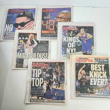 New York Knicks NBA Finals Newsday Sports Collectible Covers -Set of 9- Read picture