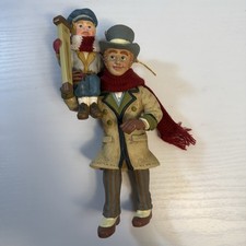 Kurt S Adler Bob Cratchit & Tiny Tim A Christmas Carol Ornament Charles Dickens picture