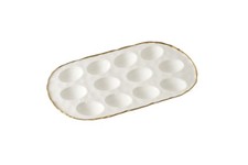 Pampa Bay Portofino Oval Deviled Egg Tray, 14.5