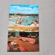 1970 Echo Hotel Ellenville New York NY VTG Postcard Posted Sam Wagner Pool Lobby picture