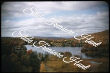 DL&W Railroad Blairstown New Jersey 35mm Slide 1950s Red Border Kodachrome picture