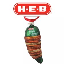 H-E-B Bacon Wrapped Jalapeno Ornament Xmas Holiday TikTok Viral Official OEM HEB picture
