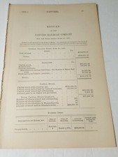 1898 vintage train RR document Danvers Railroad company Boston MA Lucius Tuttle  picture
