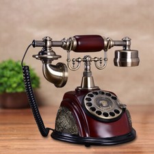 Vintage Rotary Dial Telephone Phone Working Vintage Retro Old Fashion Telephone picture