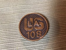 Post WWI ~ 108th Regiment U.S. Army Pin Badge Medal picture