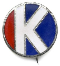 Official 1968 Robert F. Kennedy Primary Campaign Enamel Staff Pin picture