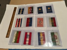 c1910's S14 Tobacco Silk - Egyptienne Luxury National Arms Series - 12 silks picture