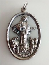 Catholic Vintage Medugorje Religious Medal picture