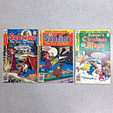 Sabrina The Teenage Witch Comic Lot of 3 Archie Giant 479 Bronze Age Vintage picture