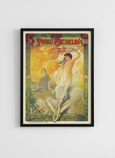 Pneu Michelin Vintage Advertising Poster (1898) 🌟 - 24x36 Art Print picture