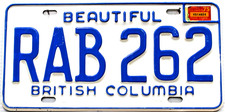 British Columbia License Plate | 1975 Automobile picture