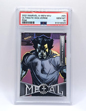 2021 Marvel X-Men Metal Universe Ultimate Wolverine #65 Pink /75 PSA 10 GEM MINT picture