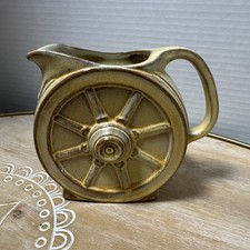 VTG Frankoma Pottery Wagon Wheel Pitcher - Desert Sand - MCM Rare  picture