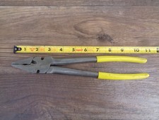 Vintage Utica Linemans Pliers Combination Side Wire Cutter picture