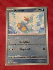 Pokemon TCG - Ducklett - 025/086 Masterball Reverse - White Flare NM picture