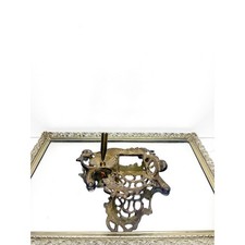Lovely 1983 Teleflora Brass Victorian Style Cast Metal Inkwell Pen Stand Taiwan picture