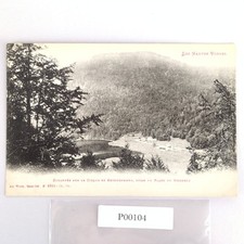 Vintage 1930s Les Hautes High Vosges Mountains Lake France B&W Aerial Photograph picture