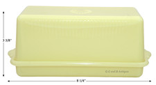 McKee Seville Yellow Scarce No. 11 - 1 1/2 Pound Large Rectangular Butter Dish picture