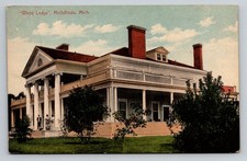 Michillinda Michigan Street View White Ledge MI Postcard picture
