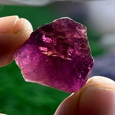 24 Cts Rare Purplish Pink Tourmaline Rough Stone – Bi Color Tourmaline Raw picture