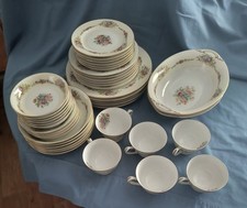 Vintage Aichi fine china dish service 41 pc. Occupied Japan time frame 1945-1950 picture