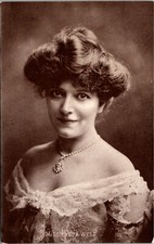 LYDIA WEST : PRETTY BRITISH STAGE ACTRESS : PHOTINOTYPE : RPPC picture