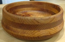 Vintage Segmented Wood Bowl 10
