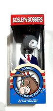 DEMOCRATIC PARTY DONKEY MASCOT POLITICAL BOBBLE BOBBING HEAD DOLL NEW MINT RARE picture