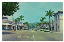 c1970 PC: Scenic View of Central Avenue, Fillmore, CA Business District - Stores picture
