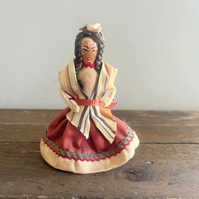 Vintage Doll Bell Round Skirt Antique Brownsville, TX Souvenir Kitsch Oddity picture