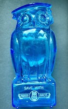 Wise Potato Chips Owl Vintage Celluloid Promo Coin Bank Peppy the Owl RARE COOL picture